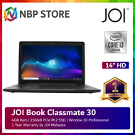 JOI Book Classmate 30 14 Laptop Gray ( i3-1005G1 4GB 128GB SSD Intel W10P)