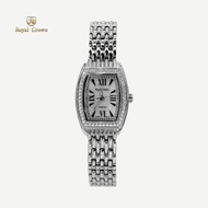 Royal Crown รุ่น 6304 นาฬิกาข้อมือผู้หญิงเล็กๆกันน้ำ ล้อมเพชร แบรนด์เนมแท้ - Vayo Jewelry