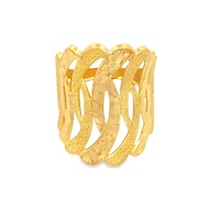 Top Cash Jewellery 916 Gold Big Width Fancy Design Ring