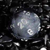 1Pcs D20 (35MM) DND Dice Set Sharp Edge Resin Dice Handmade Polyhedral Dice for Dungeons & Dragons R