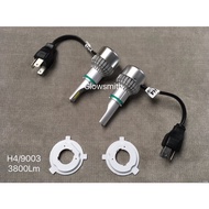 C6 LED Headlight H4 Fog Light 36W * 2 3800LM Bulb High Power 6,000K White
