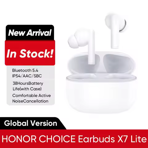 HONOR CHOICE Earbuds X7 Lite Global Version TWS Earbuds Active Noise Reduction Bluetooth Earphone 38
