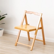 【AOTTO】免安裝楠竹折疊椅-原木色
