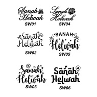 Sanah Helwah Sticker Balloon Free Name