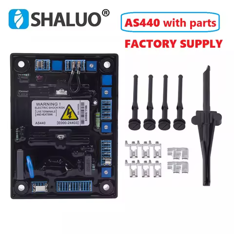 Durable Full Set AS440 AVR Automatic Voltage Regulator Stabilizer Alternator Circuit Board Module Di