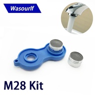 【CW】 WASOURLF 2PCS M28 Female Thread Faucet Aerator 1 Tool Plastic Spanner Wrench Tap Spout Key Core Bubbler