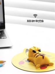 韓國直送100%正版Pokemon皮卡丘3D立體造型無線藍牙滑鼠