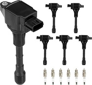 Ignition Coil & Iridium Spark Plugs for Nissan Altima Maxima Murano Pathfinder Quest Infiniti EX35 F