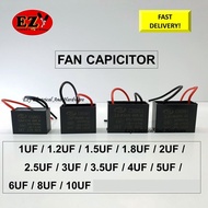 FAN CAPACITOR FAN CONDENSOR (1uF 1.2uF 1.5uF 1.8uF 2uF 2.5uF 3.0uF 3.5uF 4uF 5uF 6uF 8uF 10uF)