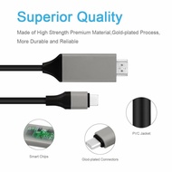สายแปลงType C 3.1 to HDMI สาย usb C To HDMI TV เชื่อมต่อ smartphone Tablet กับทีวี (2เมตร)
