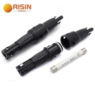 Risin 10*85mm PV combiner box inverter fuse 15A fuse shell DC1500V DC fuse core