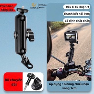 SNAPO Pat dash cam mounts dash cam to handlebars or mirror base