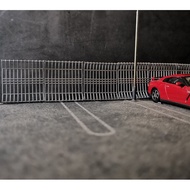 Miniature Fence type 8 Diorama Diecast Unpainted