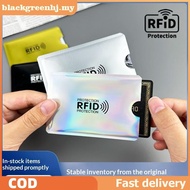 BLHG RFID Card Sleeves Anti Scan Anti Magnetic Aluminum Foil Bank ID Card Protector Ultra Slim for T