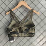 安德瑪女子運動內衣四季款迷彩時尚交叉揹帶美背彈力Bra中高強度