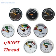 Paintball PCP Mini Micro Air Pressure Gauge Manometre-Manometer 1/8 NPT