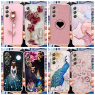 For Samsung Galaxy A54 5G Case SM-A546B New Fashion Flower Clear Soft Silicone Back Cover For Samsun