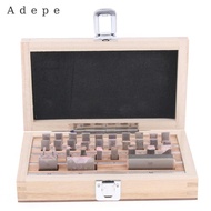 [Adepe] 32pcs/set Block Gauge ( Grade 2) - Inspection Blocks for for Caliper/Micrometer,