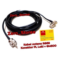 Kabel Nipon antena Kabel Nippon Antenna RG58 RG 58 mobil radio rig 5m kabel breket cable bracket kab