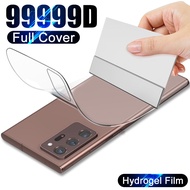 Full Cover Hydrogel Film Back Film Screen Protector For Samsung Galaxy Note 8 9 10 S8 S9 S10 S20 S21 Plus 20 Fe A72 A52 A32 A02S A42 A20S A50S A10 A20 A22 A30 A50 A31 A51 A71 Ultra Lite 4g 5g