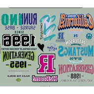 09*Cartoon Stickers Big Iron-On Logo Patch Shirt Attach A Bag Can Be Attached To Many Types Of Fabri
