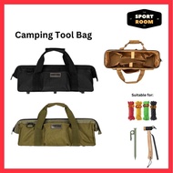 Heavy Duty SPORTROOM Storage Tool Peg Bag Camping Outdoor Gear Equipment Steel Beg Barang Khemah