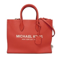 Michael Kors Mirella 中型托特包 MK 兩用單肩包，全新未使用，RED壓紋 Logo 托特包，35S2G7ZT7L