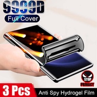 1-3Pcs Anti Spy Privacy Soft Hydrogel Film For Realme X50 X9 X7 X2 Q2 Pro Ultra Player Screen Protec