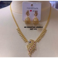 NECKLACE WITH EARING(NOT 916)(COVERING)