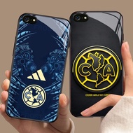 YS-44 Club America HD Glass Casing for iphone 6 6S 7 8 Plus SE X XS XR Max