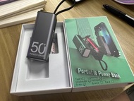 多功能Power Bank 5000mah  (有Type C 有IPhone 插頭) 可當手電筒