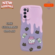 Soft Case WAVE Oppo A16hp - Oppo A16 - Pro Camera Case - Fashion Case Donut Motif - Cellphone Casing