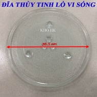 3-tab microwave dish, 28.5 cm diameter for 22L-25L microwave ovens