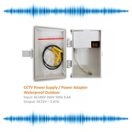 Outdoor Waterproof CCTV Power Supply Box, AC/DC Switching Power Adapter, DC12V-2.67A Output, For Pro
