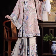 Ancient Chinese Women's Historical Fashion - Late Qing Dynasty Styled Embroidered Dress
