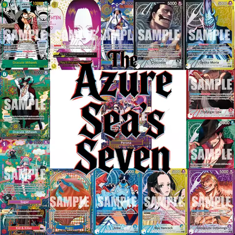 Diy One Piece English Version Op14 Sp Series Card The Azure Sea Seven Hancock Perona Mihawk Sengoku 