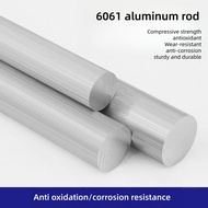 6061 Aluminum Rod Solid Cylindrical Aluminum Rod Aluminum Alloy Round Rod 6/8/10/12-100mm*&&-