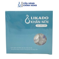 Khăn giấy nén dạng viên kẹo likado 100 viên