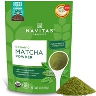 Navitas Organics Matcha Powder, 3 oz. Bag, 85 Servings — Premium Culinary Grade, Organic, Non-GMO, G