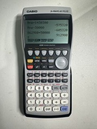 Casio graphic calculator fx 9860G AU PLUS 圖形計數機 fx-9860G