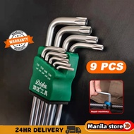 9pcs Hex Key Set Star Allen Wrench Set Torx Wrench Flower Allen Wrench Allen Tools Torx Allen Key