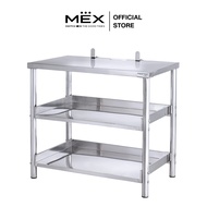 MESTER รุ่น SH8072 โต๊ะวางเตา 3 ชั้น สเตนเลส สตีล AISI 430 ขนาด 80 * 50 ซม.