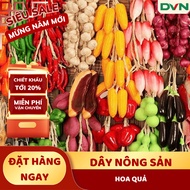 Agricultural Products Garlic, Chili, Corn, Potatoes and Vegetables & Fake Fruits for School Decorati