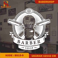 Wall Stickers Wall Sticker Cutting Glass Wall Barber Shop Hair Cutting Shop ((MK))