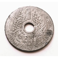 Indochina Coin 1 Cent released 1941