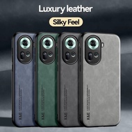 Case Oppo Reno 11 5G Ori Luxury Leather Cover Soft Touch Casing Oppo Reno11 5G