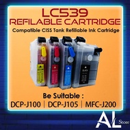 Compatible Brother LC539XL LC535XL Refillable Ink Cartridge CISS Compatible With Brother J100 J105 J