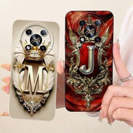 For itel RS4 Case S666LN Crown Initial Letters Silicon Soft Matte Back Cover For Itel Rs4 RS 4 Phone