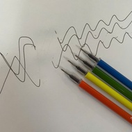 Genuine Eraser Needle Nib Pen Replacement Core M&G - 0.5 Stroke Black Ink Color Pen Replacement B750