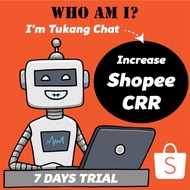 Shopee Bot Shopee Auto Reply Shppee Tool Increase CRR (TRIAL 7 DAYS) Auto Chat Robot / Maintain CRR 